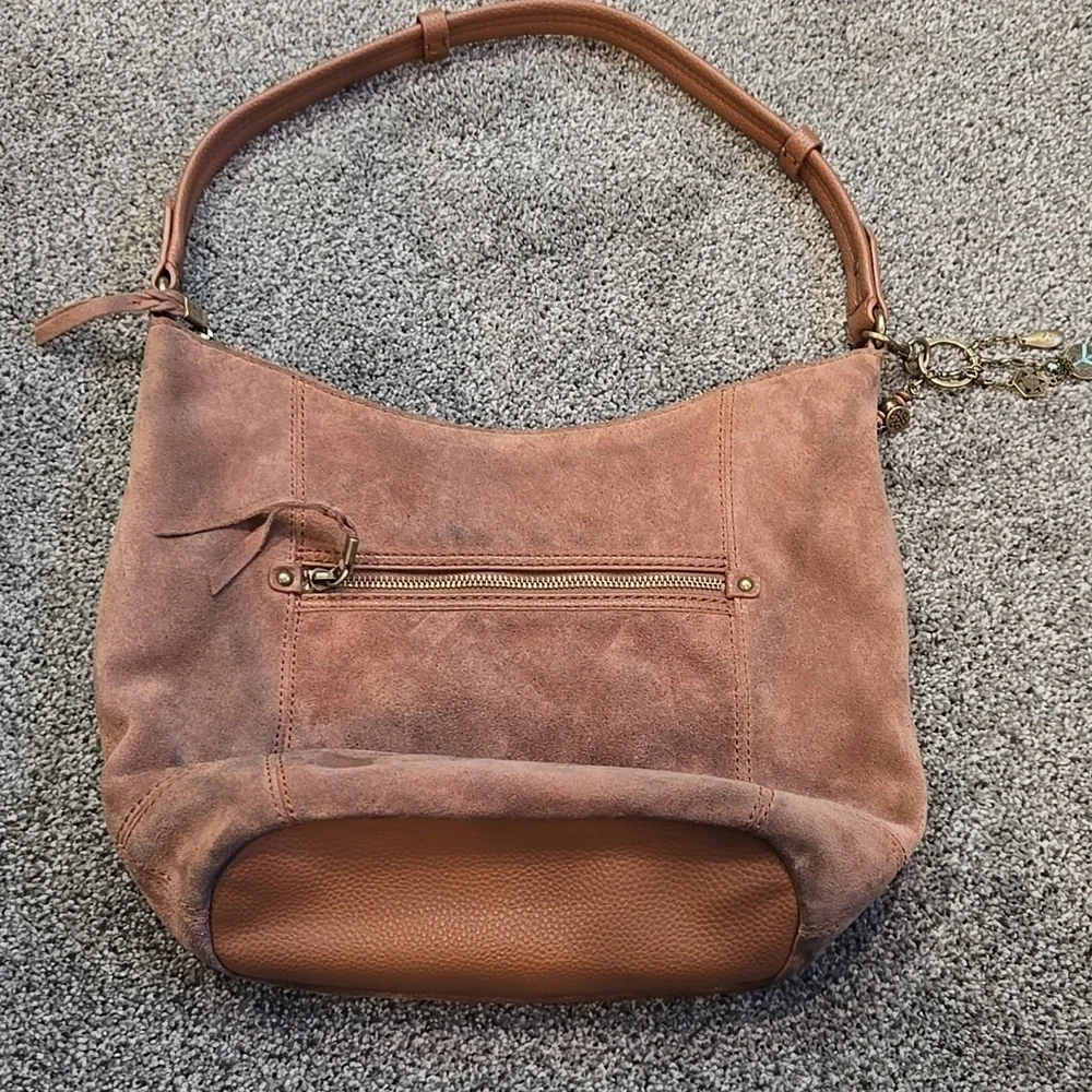 The Sak Women Suede Shoulder Hobo Boho Bag Purse